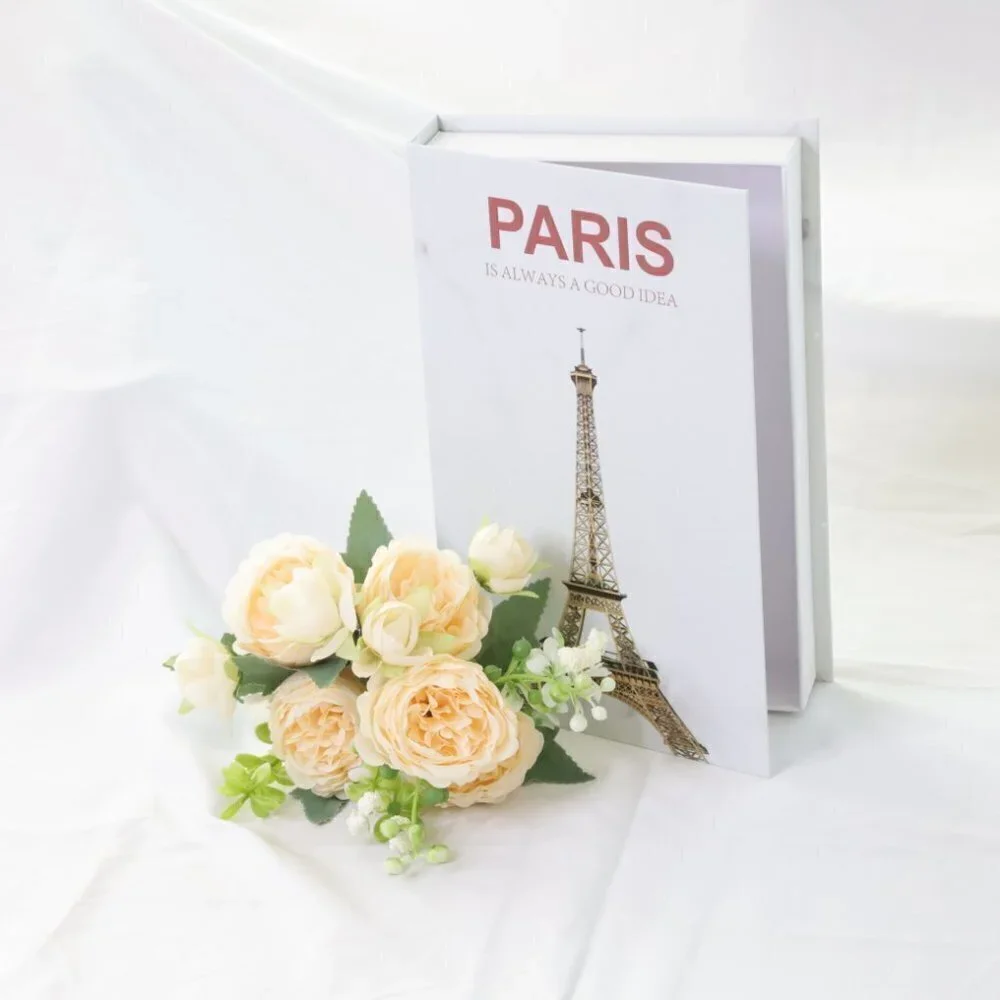 NEW Luxury Decoration Coffee Table Fashion Art Faux Book Storage Box
